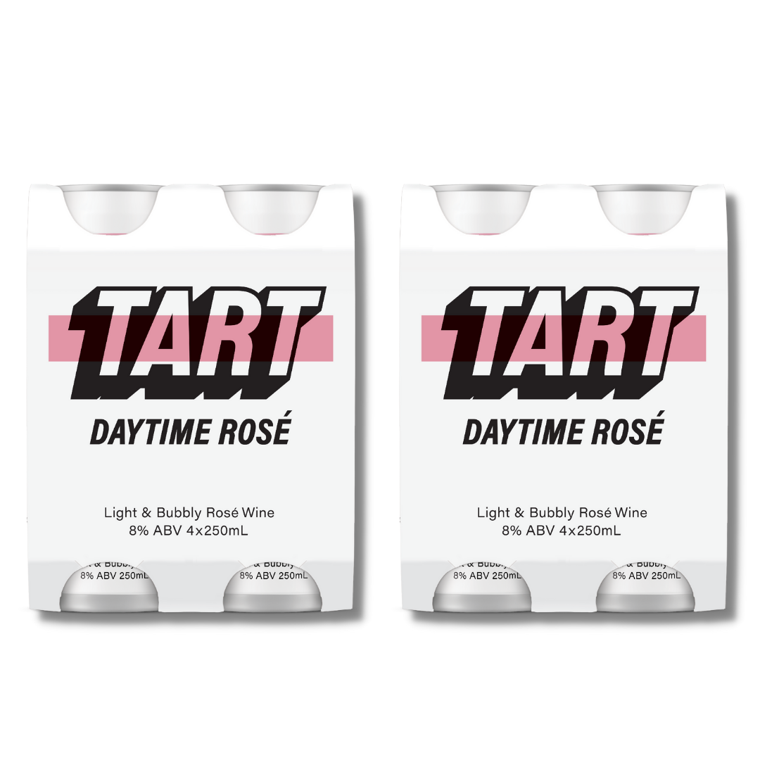 TART Daytime Rosé Wine 8 x 250ml Cans (2 x 4-packs)